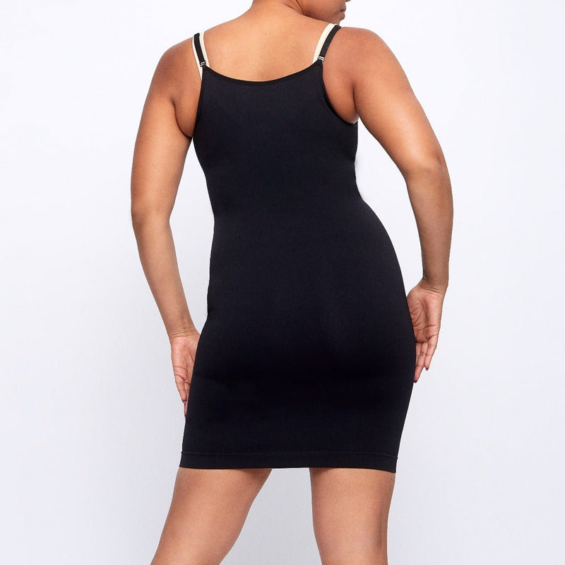 Open Bust Slip Dress - Underoutfit - UN-OBS-498-S-BLK