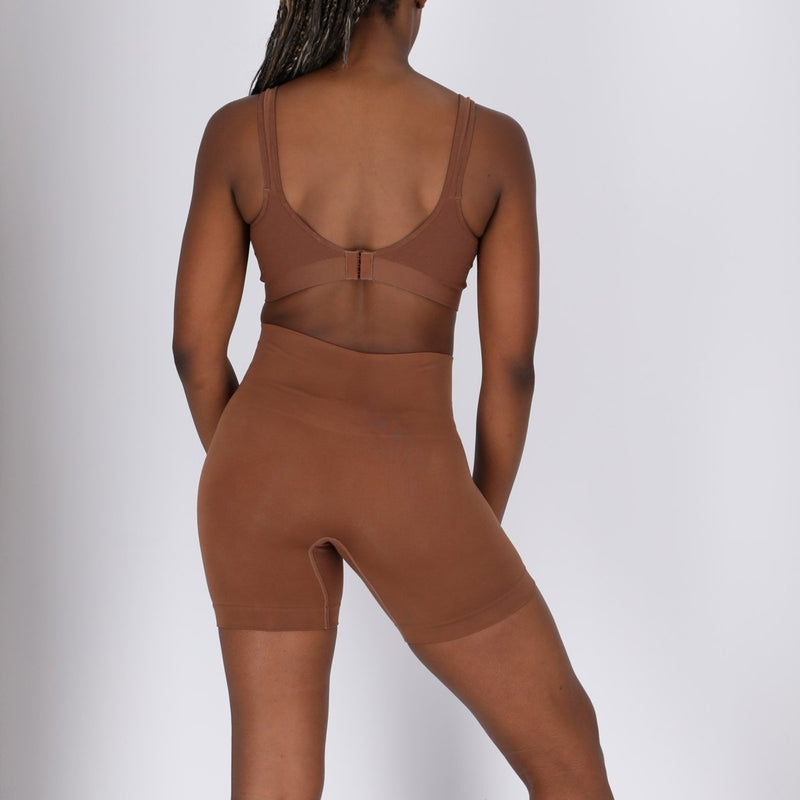 Smoothing At Waist Bike Short - Underoutfit - UN-SAWBS-355-S-COA